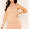 Viola Camel High Neck Racer Mini Dress -LA Dress Sales Store 0247 1 jpg f63dbe80 7ef4 46f2 b371 df350969bd9d