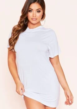 Daleyza White Basic Jersey T-Shirt Dress -LA Dress Sales Store 17 09 19 prt2 120 jpg 93473b1f 27ca 42a7 9a2f 8ccec3676fd7