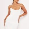 Nikki White Slinky Double Thickness Mini Dress 1 Nikki White Slinky Double Thickness Mini Dress -LA Dress Sales Store 27 04 21 molly pm4144 jpg 8f2be17c 5c73 40e9 8396 78033fa22433