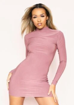 Ada Rose High Neck Long Sleeve Mini Dress -LA Dress Sales Store 2a92cb1d me5433 jpg 1 jpg 2cc37903 14ef 45a9 8ab5 c10bcb50db68