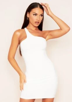 Mara Cream Strap Detail Mini Dress