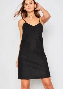 Valarie Black Glitter Mini Slip Dress -LA Dress Sales Store beth 29 9 274 jpg 852c3b8a dee7 42a6 9a41 da9b98be63e8