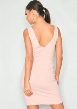 Caressa Pink Plunge Pearl Bar Bodycon Dress 8 Caressa Pink Plunge Pearl Bar Bodycon Dress -LA Dress Sales Store leah 27 02 18 85 jpg cc81342d 812d 4efb a5cc 1e063083eb4e