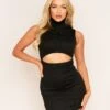 Quest Black High Neck Cut Out Bandage Dress -LA Dress Sales Store mary 0119 jpg 5944a615 8868 497b 8685 7e36af8f82ba