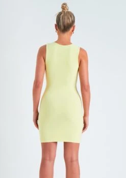 Sophia Lemon Sleeveless Racer Mini Dress -LA Dress Sales Store me4932l 25 03 2022 v2msr jpg af0ecbab 7585 4f7e 82e6 71596dc9fbe2