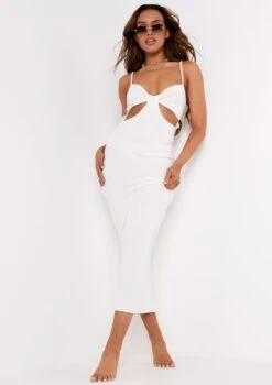 Aila Cream Cut Out Twist Knot Maxi Dress -LA Dress Sales Store me5932cr jpg 49e1caf8 0d3c 4e8a 9f92 8392fb0c7768