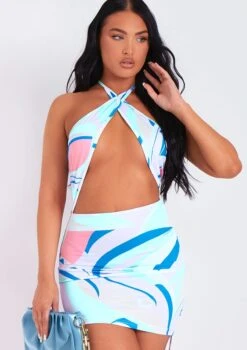 Mila Blue Halter Neck Cross Over Side Ruched Mini Dress 10 Mila Blue Halter Neck Cross Over Side Ruched Mini Dress -LA Dress Sales Store me6045 01 04 2022 pwpzg jpg 23ec619a bedc 49a3 b407 7a332405ae43