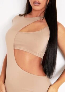 Adrienne Beige Cut Out Mini Dress 11 Adrienne Beige Cut Out Mini Dress -LA Dress Sales Store me6250 06 08 2021 xpudz jpg