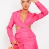 Lucinda Pink Cut Out Blazer Dress