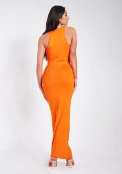 Naomi Orange Racer Back Thong Side Maxi Dress -LA Dress Sales Store me6290o 09 03 2022 3eq8t jpg fa80e030 57d8 4089 8853 d25959f39c56