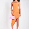 Millie Orange Halter Neck Slit Midi Dress -LA Dress Sales Store me6304 09 03 2022 mgmda jpg 224a4437 bbfb 4119 b448 94ccd48b062c