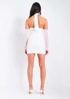 Sorcia Ivory Cross Halterneck Mesh Dress -LA Dress Sales Store me6412iv 09 03 2022 gyqxx jpg d9b5ace4 f94c 4281 9d30 5f4f567986e3