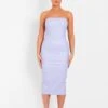 Elle Lilac PU Bandeau Midi Dress -LA Dress Sales Store me6659l 12 05 2022 hga67 jpg