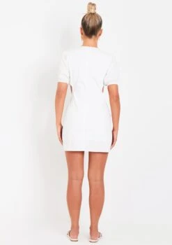 Zaralina White Cut Out Puff Sleeve Mini Dress -LA Dress Sales Store me6859 13 05 2022 p5xtb jpg 7e250b34 8c0a 4f43 91b6 bc411bca6a6b