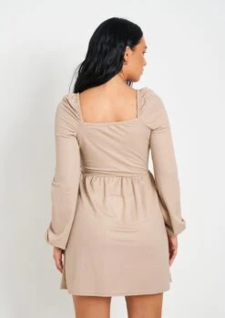 Susie Buttermilk Lace Up Front Cut Out Long Sleeve Dress -LA Dress Sales Store me6871 23 05 2022 q5qdm jpg 75adf368 6fae 4c2c ab83 f99f44fafcd7