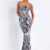 Hannah Zebra Print Satin Lace Up Back Maxi Dress -LA Dress Sales Store me6885 29 03 2022 wegak jpg