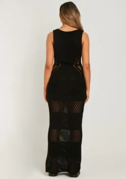 Naomi Black Crochet Cut Out Maxi Dress -LA Dress Sales Store me6927 27 04 2022 nx9vz jpg 1d64f288 bd7f 44d0 9830 487320796edd