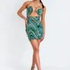 Nicola Green Printed Halter Neck Cut Out Mini Dress -LA Dress Sales Store me6951 18 03 2022 btvlr jpg 092c48c7 357d 44bd b2e9 5b0140f21c87