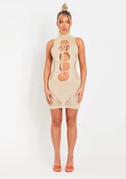 Naya Beige Cut Out Laddered Mini Dress -LA Dress Sales Store me7039 16 05 2022 yvxoe jpg 5ed770b8 2d6d 4a57 a5dd 50e63c300f8d