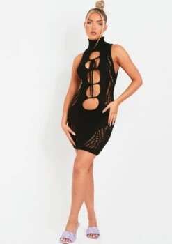 Naya Black Cut Out Laddered Mini Dress -LA Dress Sales Store me7039b 12 05 2022 hnrvl jpg 1f2fa26b cfef 4788 be85 f749a613d68e