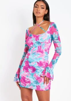 Aspyn Long Sleeve Mesh Underlayer Bodycon Dress -LA Dress Sales Store me7061 16 06 2022 zwbrq jpg