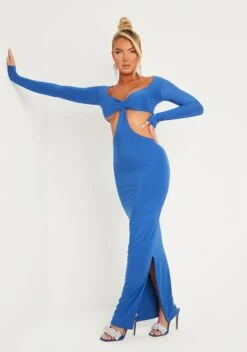 Gypsi Cobalt Blue Double Layer Slinky Long Sleeve Cut Out Maxi Dress 9 Gypsi Cobalt Blue Double Layer Slinky Long Sleeve Cut Out Maxi Dress -LA Dress Sales Store me7407 26 10 2022 c8sun jpg 61a8c0ba 8afb 47e6 980d d09803c4fd27