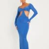 Gypsi Cobalt Blue Double Layer Slinky Long Sleeve Cut Out Maxi Dress -LA Dress Sales Store me7407 26 10 2022 gjyjq jpg 49ab73dc 3401 49a1 ab9b c263b0ace37b