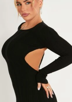 Iona Black Knitted Backless Mini Dress -LA Dress Sales Store me7468 13 10 2022 an2ca jpg 3917f446 85d5 4f59 ba95 60583c2463a7